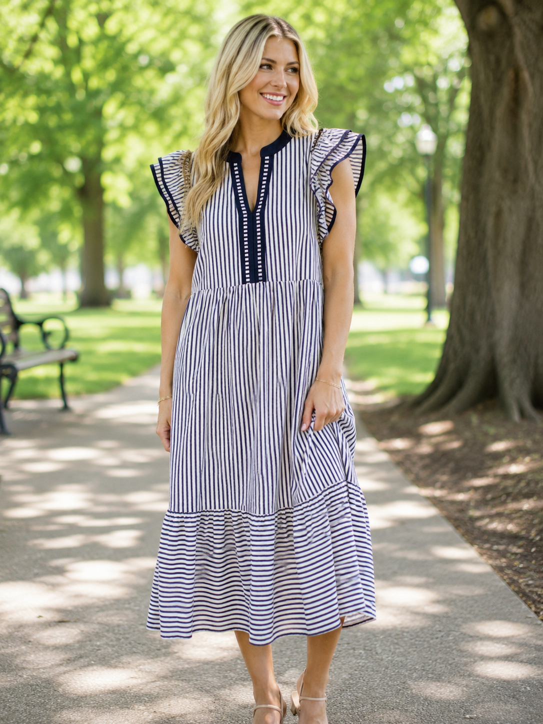 Harbor Breeze Midi Dress