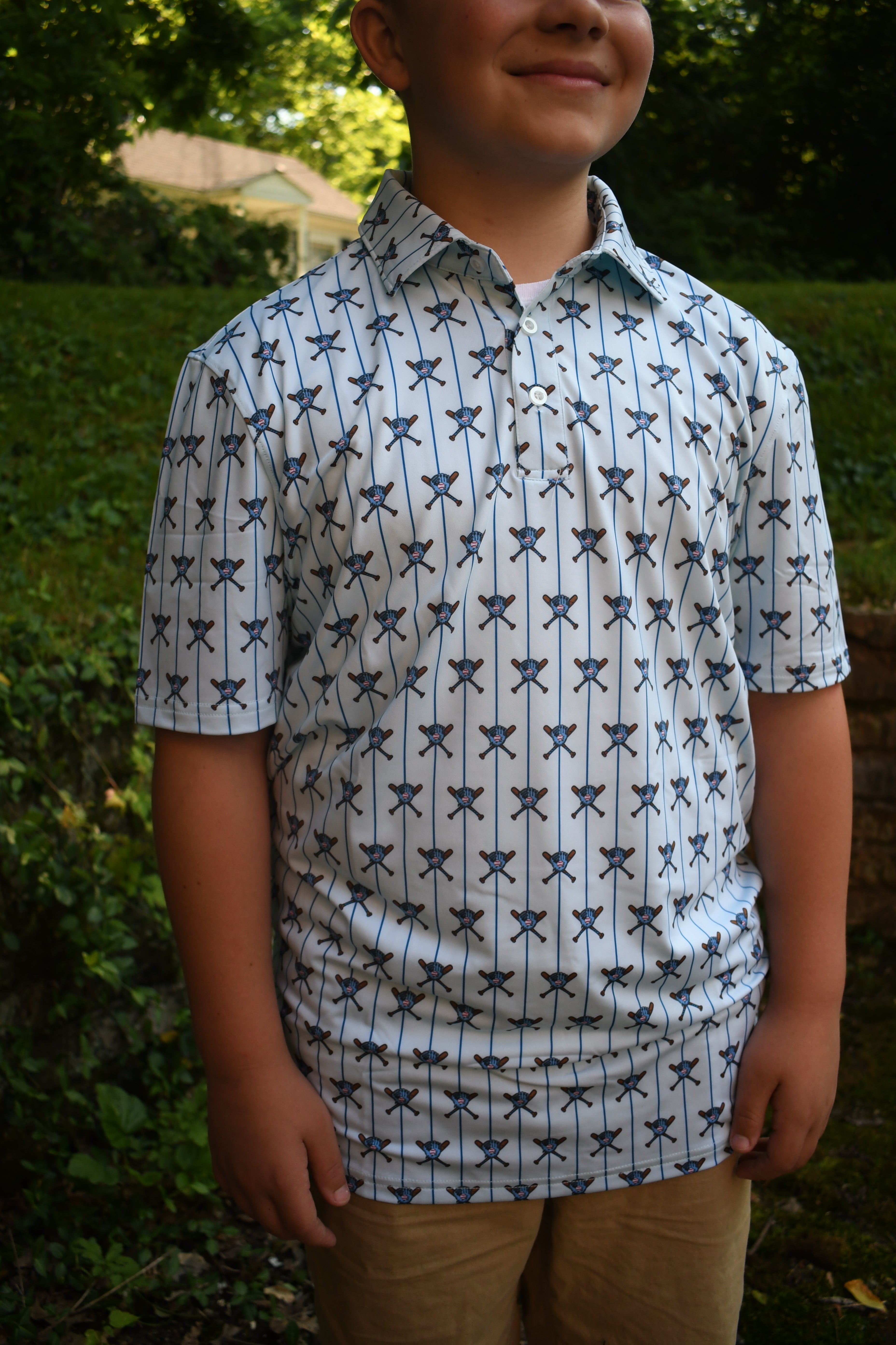 Baseball Glove Men's Polo