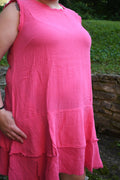 Pool Side Pink Dress Plus