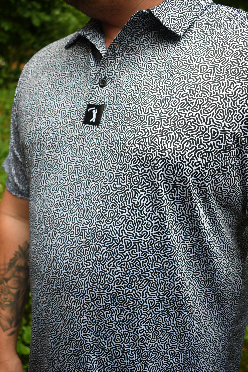 Men's Bogey Hidden Words Polo