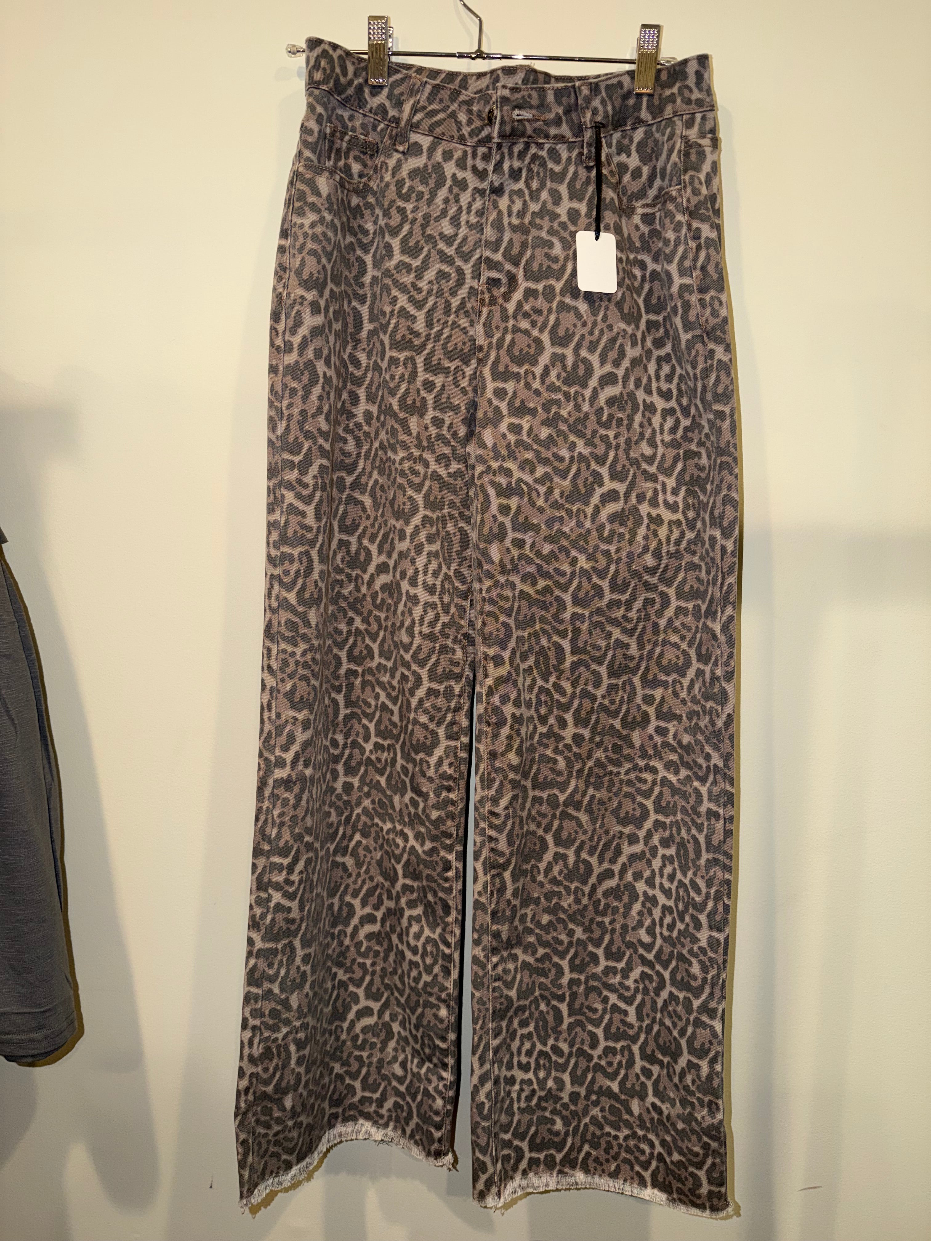 Wild Side Raw Hem Pants
