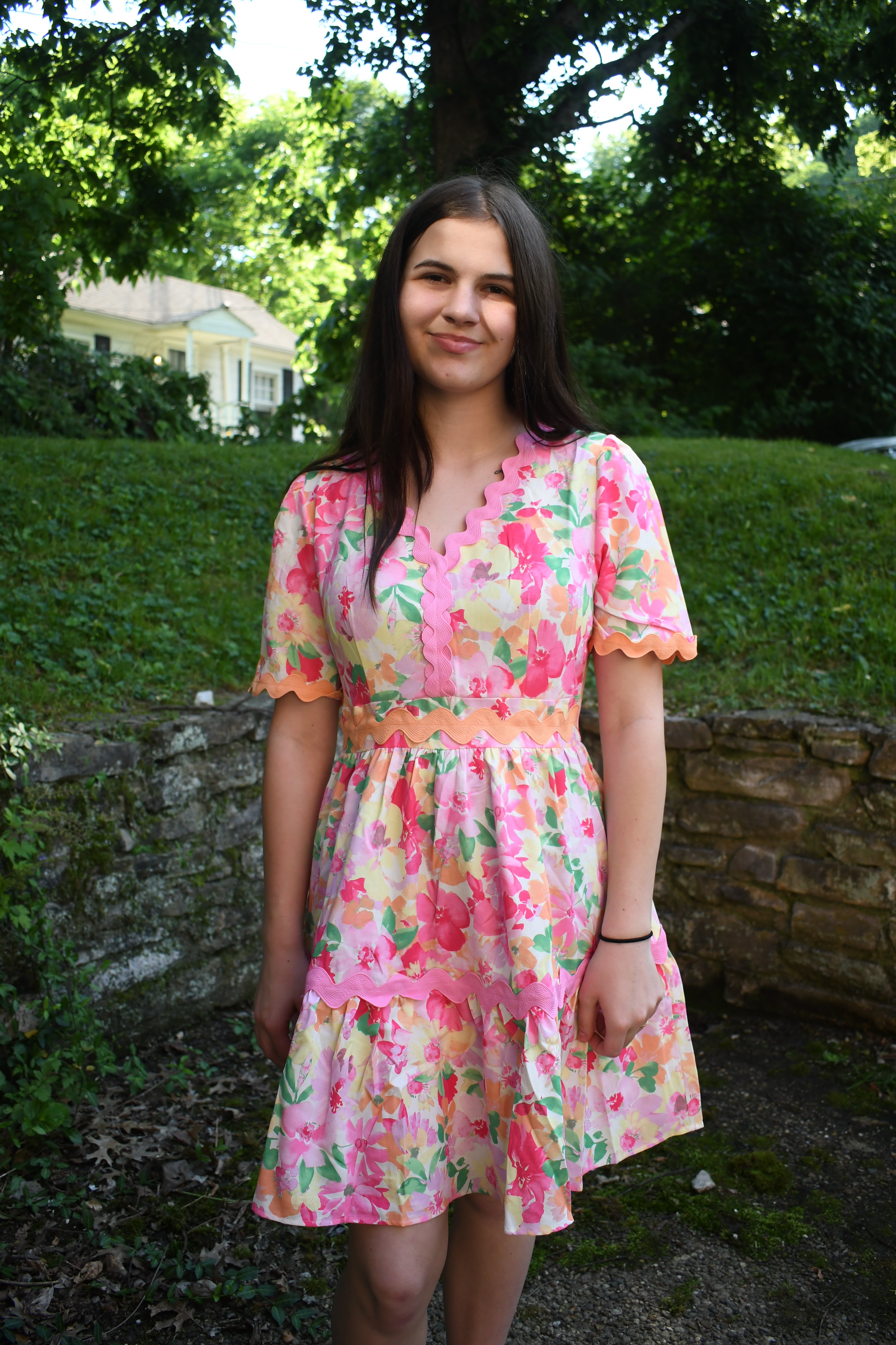 Pretty in Pink Floral Dress