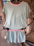 Mint to be women’s lounge set Regular and Plus