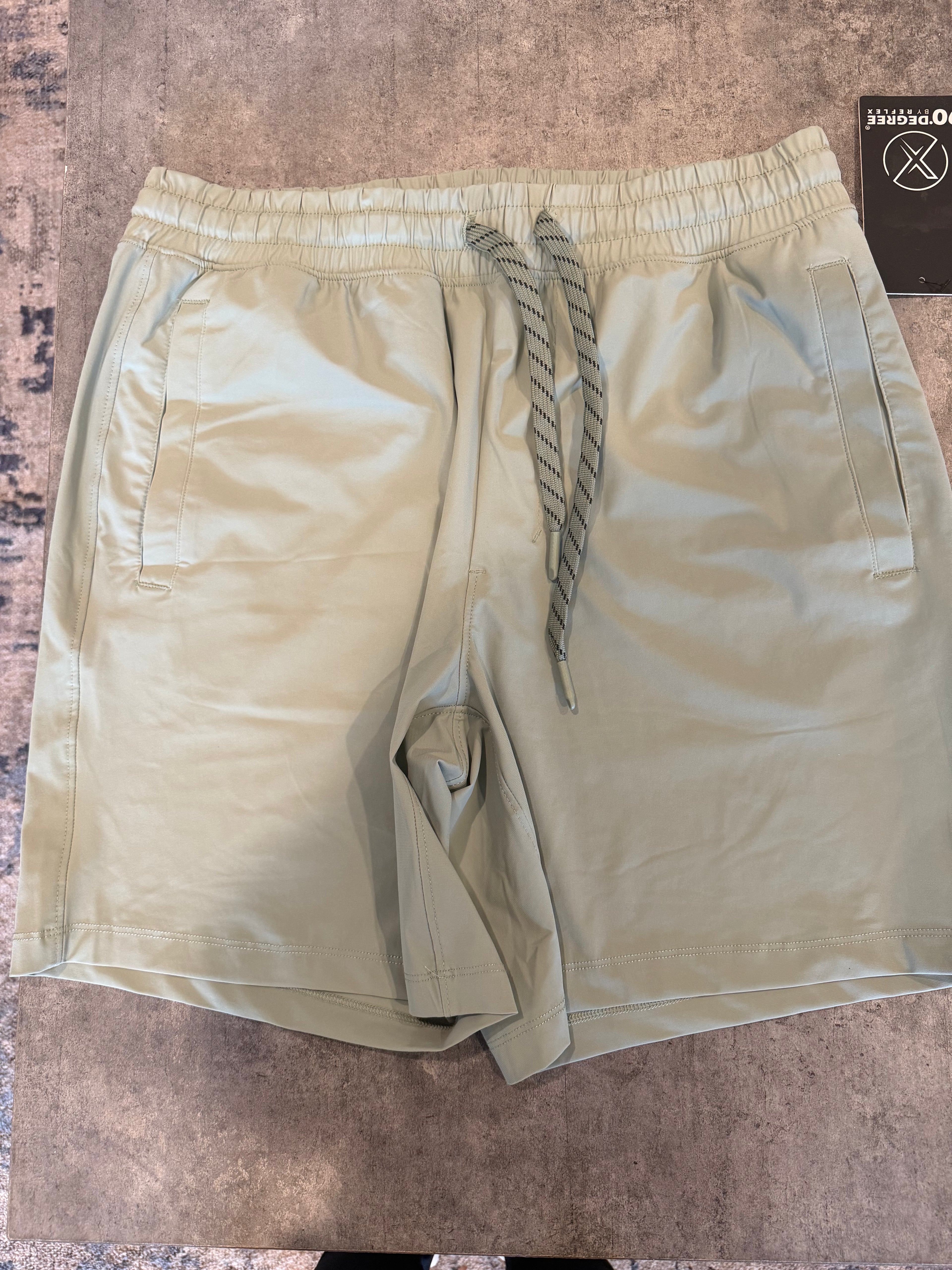 Lilly pad green men’s shorts